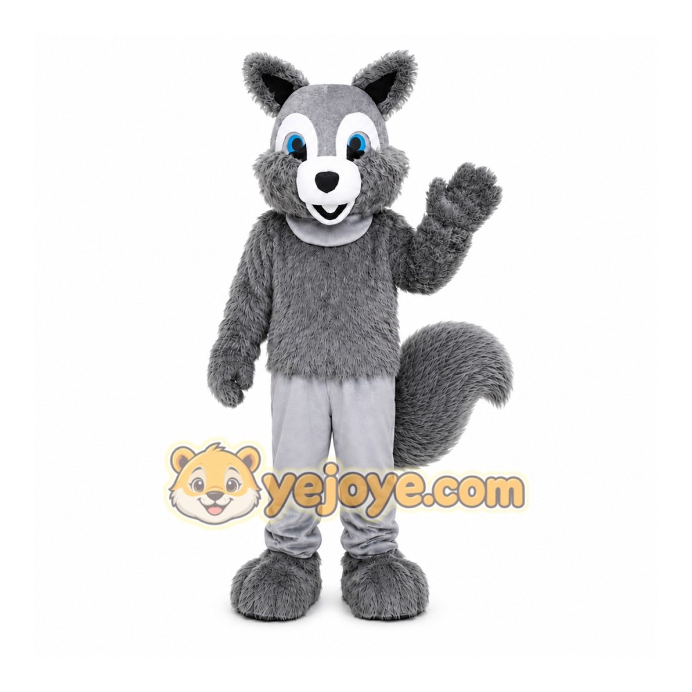 Gray Squirrel Mascot Costume Gray Squirrel Mascot Costume