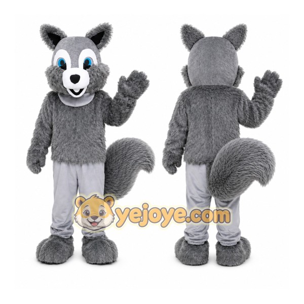 Gray Squirrel Mascot Costume