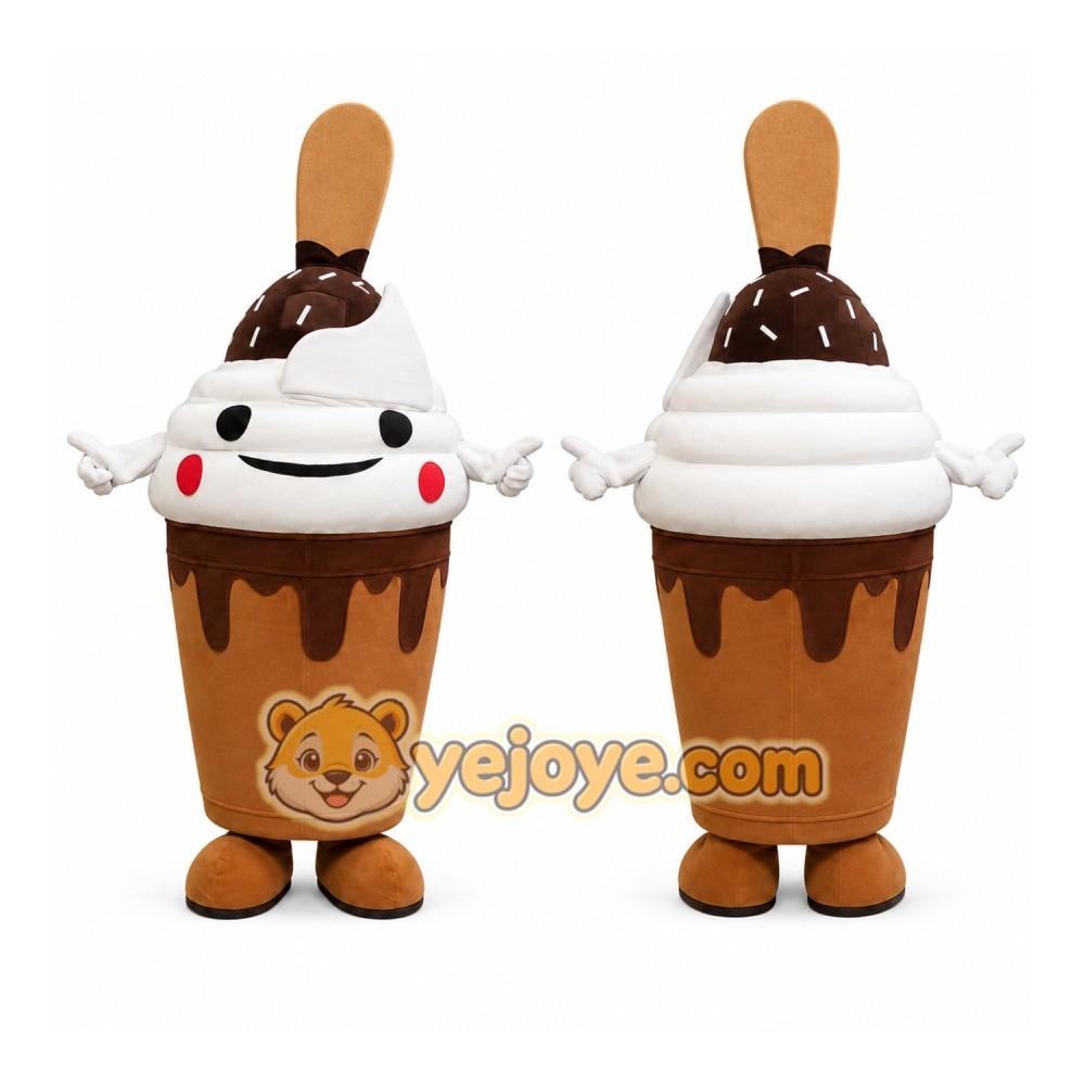 Ice Cream Cup Mascot Costume