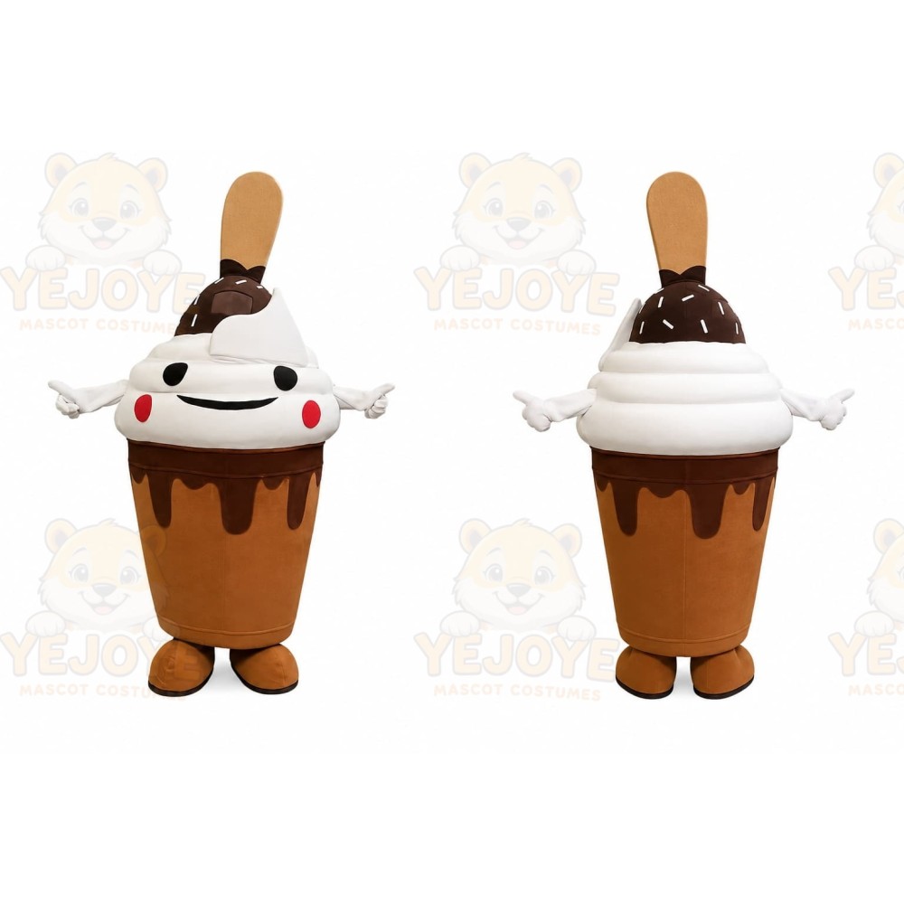 Ice Cream Cup Mascot Costume