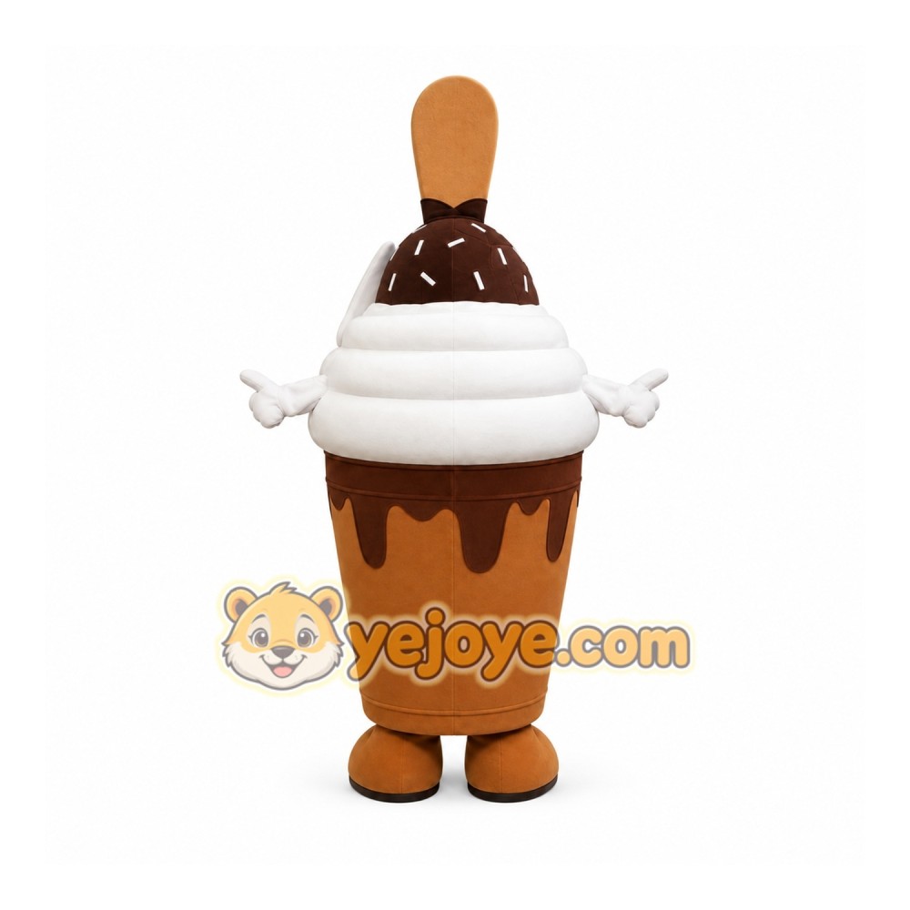 Ice Cream Cup Mascot Costume