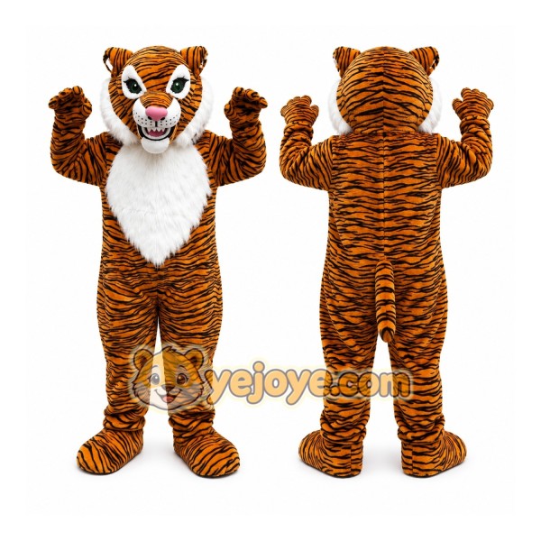 Orange Tiger Mascot Costume