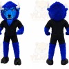 Blue Bull Mascot Costume