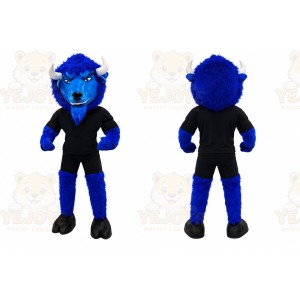 Blue Bull Mascot Costume