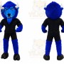 Blue Bull Mascot Costume