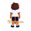 Lion Orange Shirt Mascot Costume Lion Orange Shirt Mascot Costume