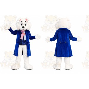 White Rabbit Lab Coat Mascot Costume