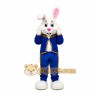 White Rabbit Blue Suit Mascot Costume White Rabbit Blue Suit Mascot Costume