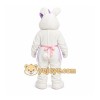 White Rabbit Pink Dress Mascot Costume