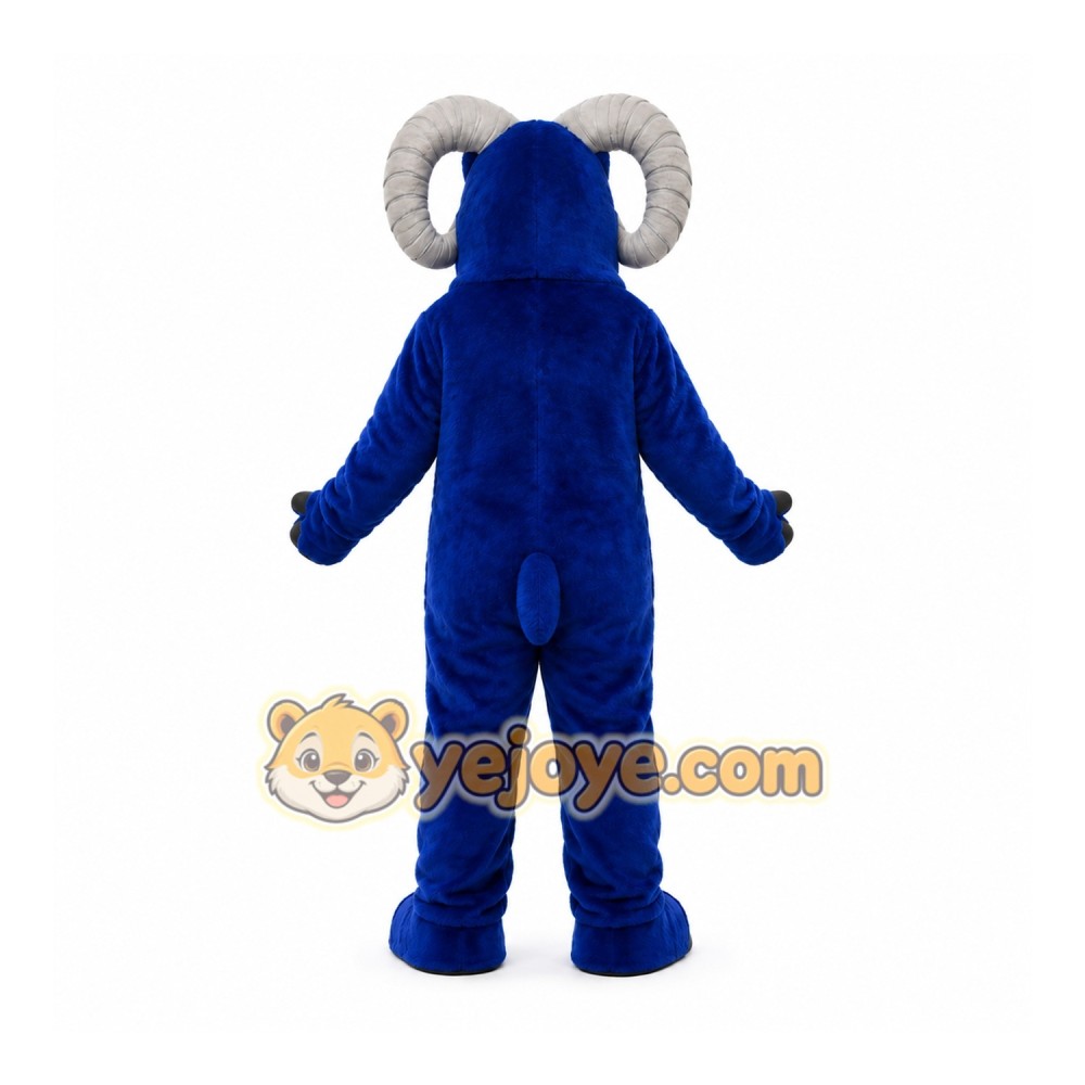 Blue Ram Mascot Costume Blue Ram Mascot Costume