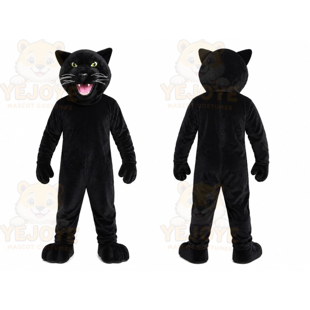 Black Wildcat Mascot Costume
