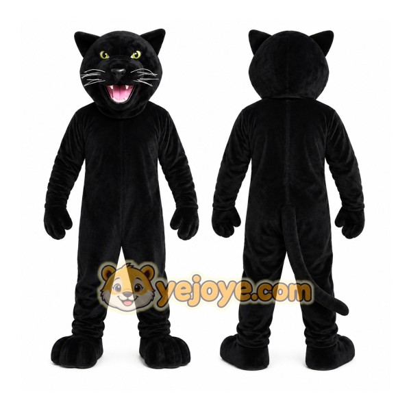 Black Wildcat Mascot Costume