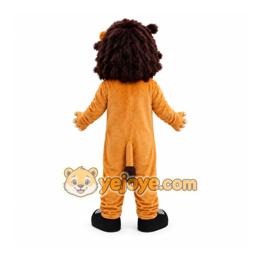 Orange Lion Mascot Costume Orange Lion Mascot Costume