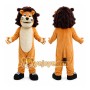 Orange Lion Mascot Costume