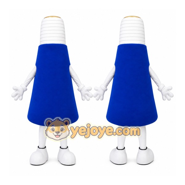 Blue Light Bulb Mascot Costume