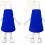 Blue Light Bulb Mascot Costume