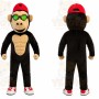 Black Monkey Cap Mascot Costume