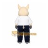 Pig Overalls Mascot Costume