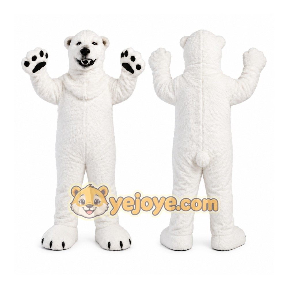 Polar Bear Mascot Costume Polar Bear Mascot Costume