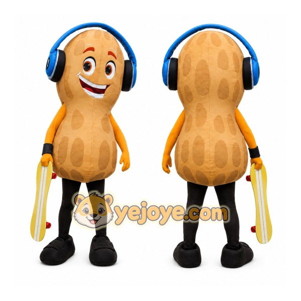 Peanut Headphones Mascot Costume