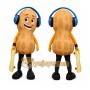 Peanut Headphones Mascot Costume