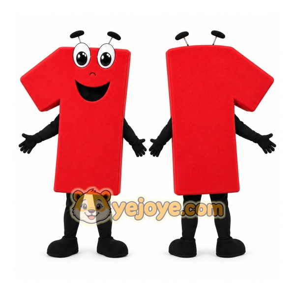 Number One Mascot Costume