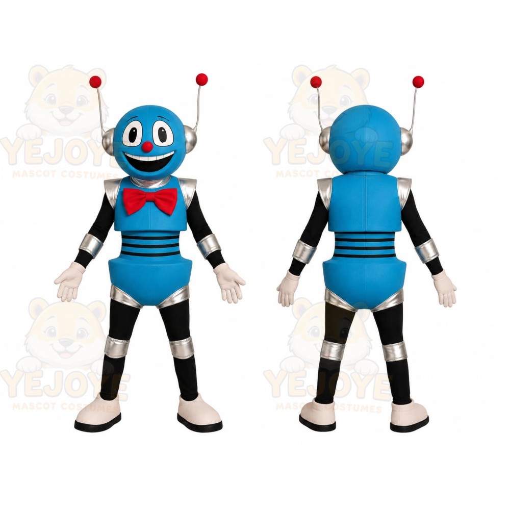 Blue Robot Bug Mascot Costume