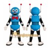 Blue Robot Bug Mascot Costume Blue Robot Bug Mascot Costume