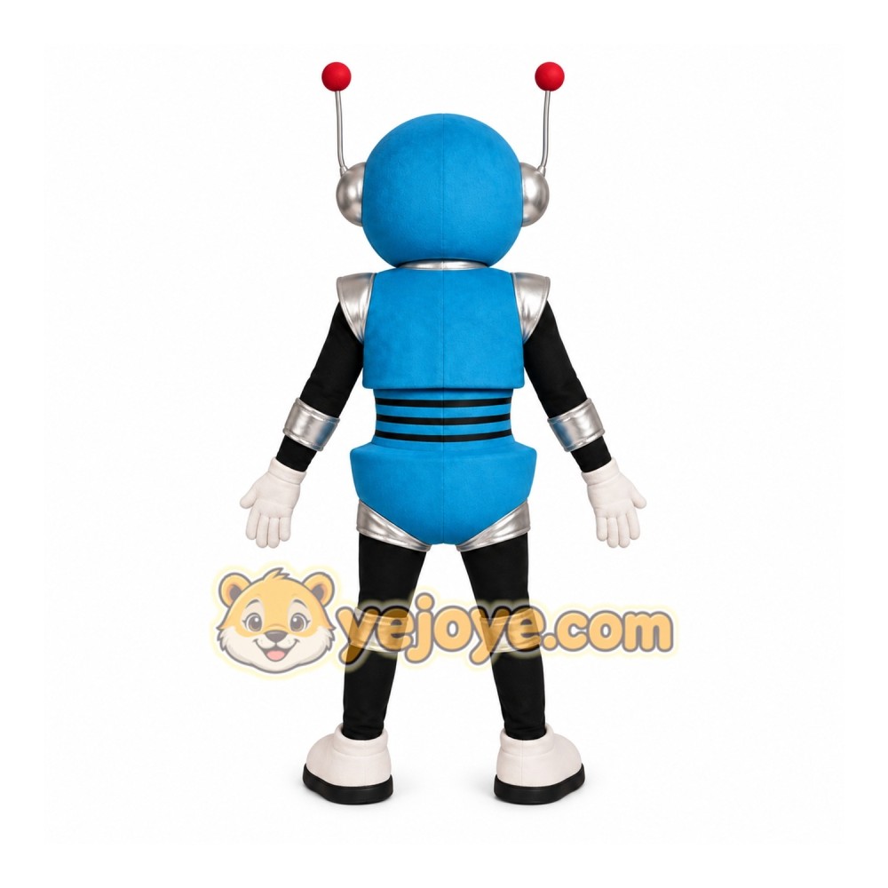 Blue Robot Bug Mascot Costume Blue Robot Bug Mascot Costume