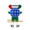 Earth Character Mascot Costume Earth Character Mascot Costume