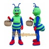 Green Bee Mascot Costume Green Bee Mascot Costume