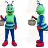Green Bee Mascot Costume