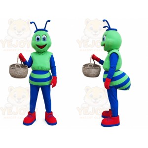 Green Bee Mascot Costume