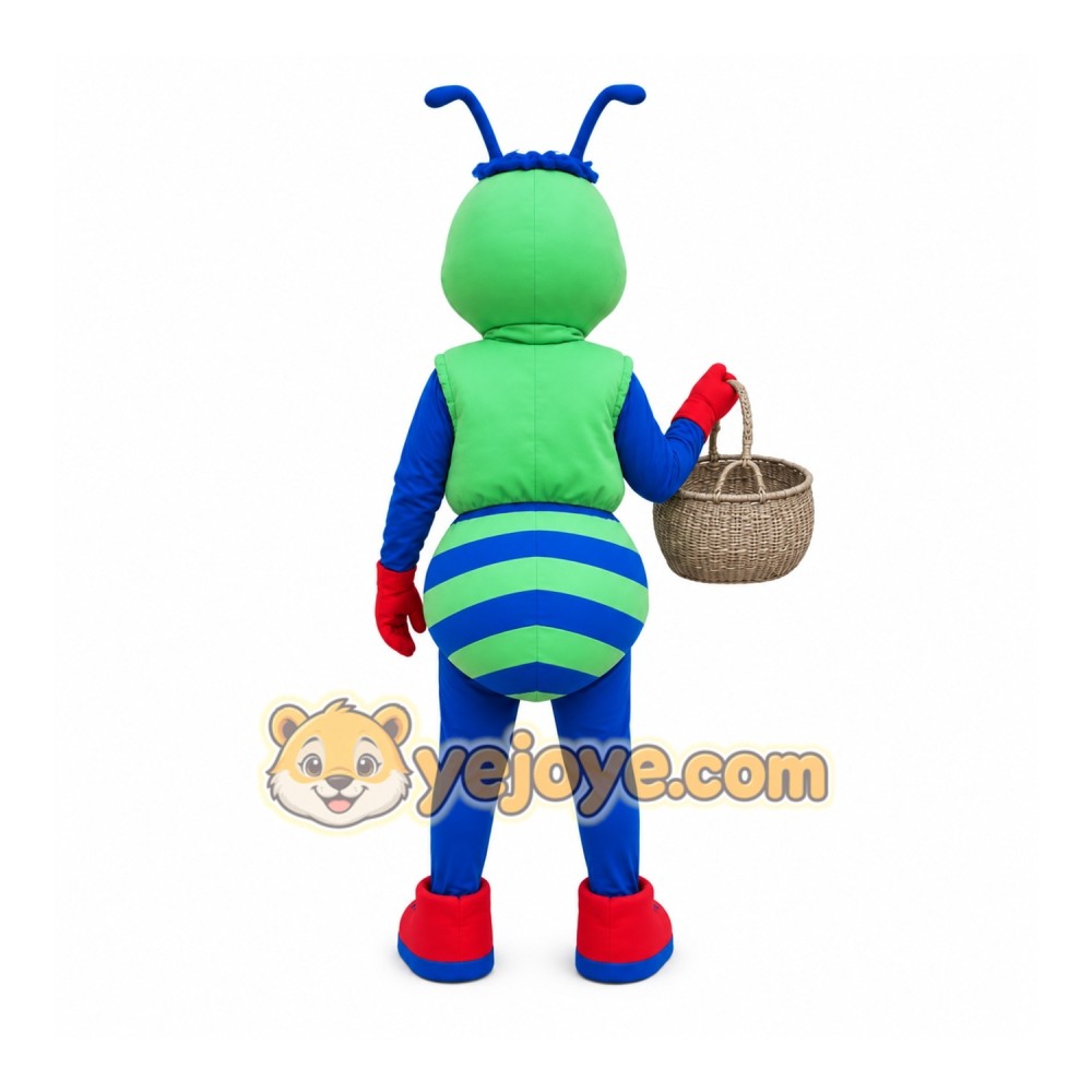 Green Bee Mascot Costume Green Bee Mascot Costume