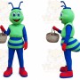 Green Bee Mascot Costume