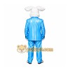 Blue Rabbit Satin Mascot Costume Blue Rabbit Satin Mascot Costume