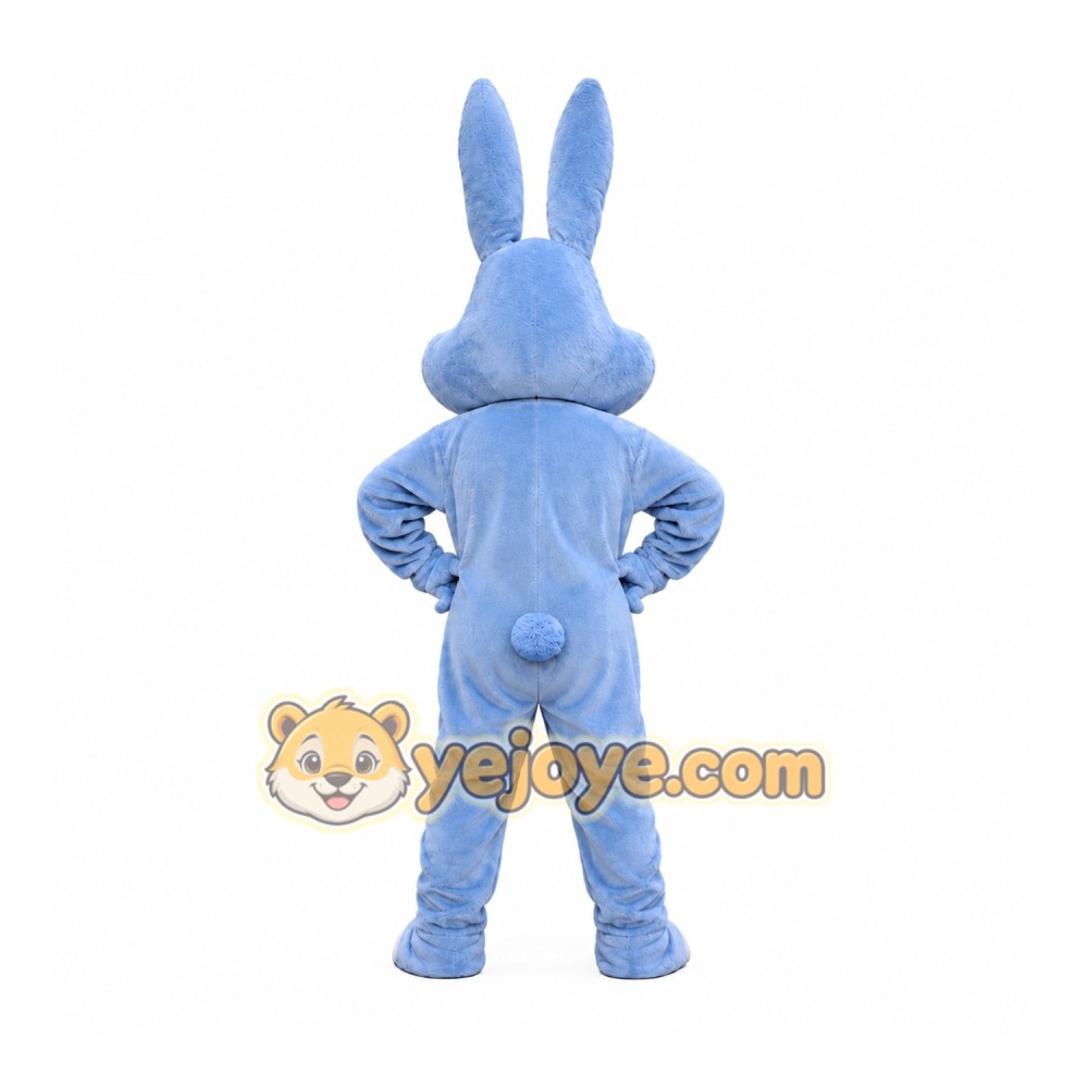 Blue Rabbit Mascot Costume