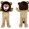 Tan Lion Mascot Costume