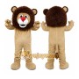 Tan Lion Mascot Costume