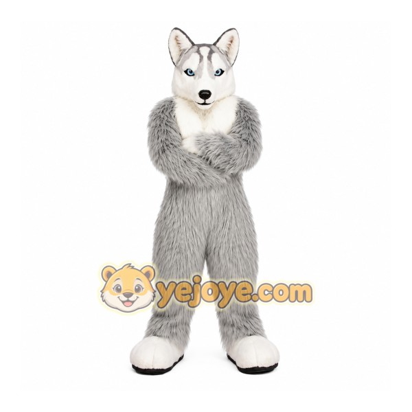 Gray Wolf Mascot Costume Gray Wolf Mascot Costume