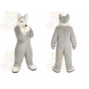 Gray Wolf Mascot Costume