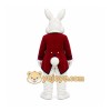 White Rabbit Red Coat Mascot Costume White Rabbit Red Coat Mascot Costume
