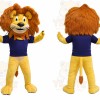 Lion Yellow Shirt Mascot Costume
