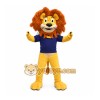 Lion Yellow Shirt Mascot Costume Lion Yellow Shirt Mascot Costume