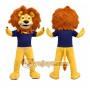 Lion Yellow Shirt Mascot Costume