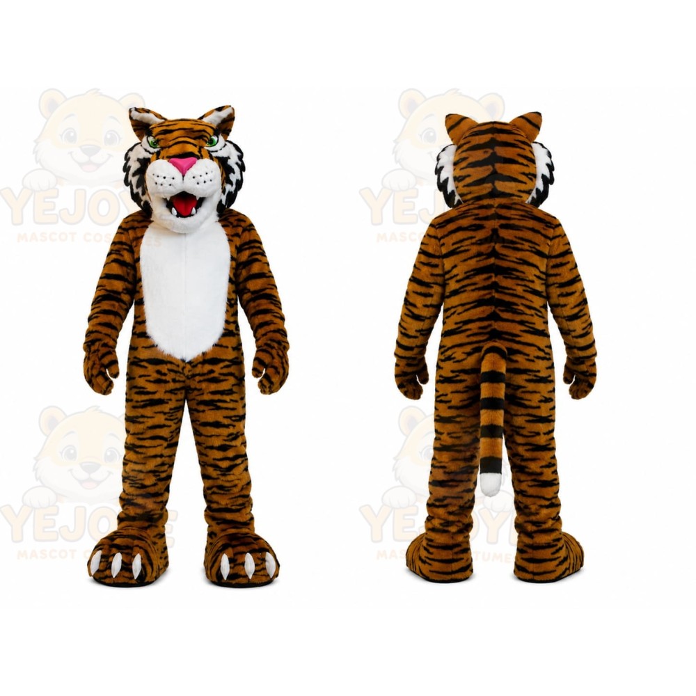 Orange Tiger Mascot Costume
