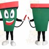 Green Refueling Truck Mascot Costume