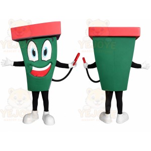 Green Refueling Truck Mascot Costume