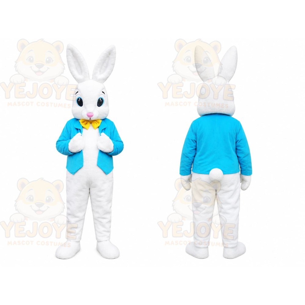White Rabbit Bow Tie Mascot Costume