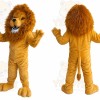 Tan Lion Mascot Costume